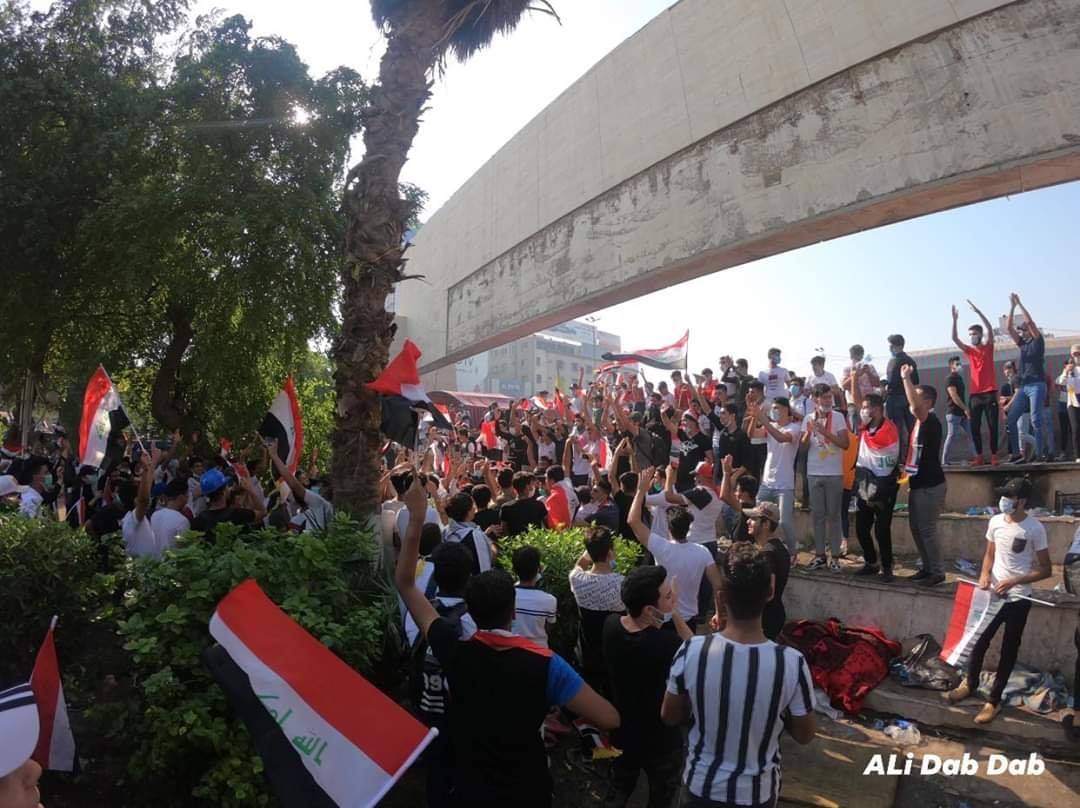 الان حشود الطلبة تغزو التحرير
#العراق_ينتفض 
#بغداد_تنتفض 
#نريد_وطن 
#العراق