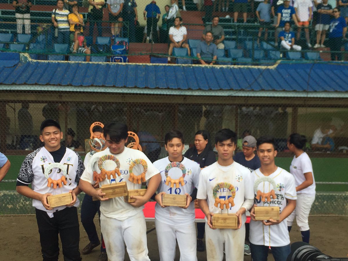 AHSJrsBaseball's tweet photo. Congratulations to the individual awardees!!

Best Pitcher: Urbina

Most Stolen Bases: Agcaoili

Best Hitter: San Juan

Best Slugger: San Juan

Most Valuable Player: San Juan https://t.co/LumXrXI29E