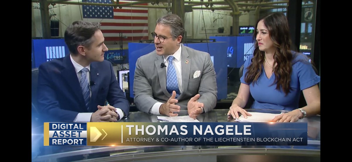 NaegeleLAW's tweet photo. Don’t miss @NaegeleLAW’s Managing Partner @thomas_naegele discussing what makes Liechtenstein’s #Blockchain Act unique during his recent interview interview with Digital Asset Report at the #NYSE Video: https://t.co/A4tzaBgSRN https://t.co/K3A4hXwzVl