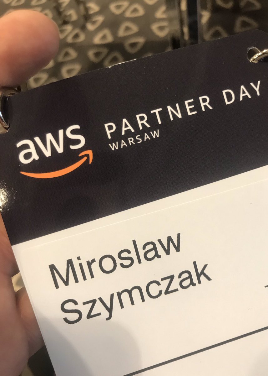 Chyba pierwszy raz w Warszawie? 😁☁️☁️ #awspartnerday #aws #cloud #amazonwebservices