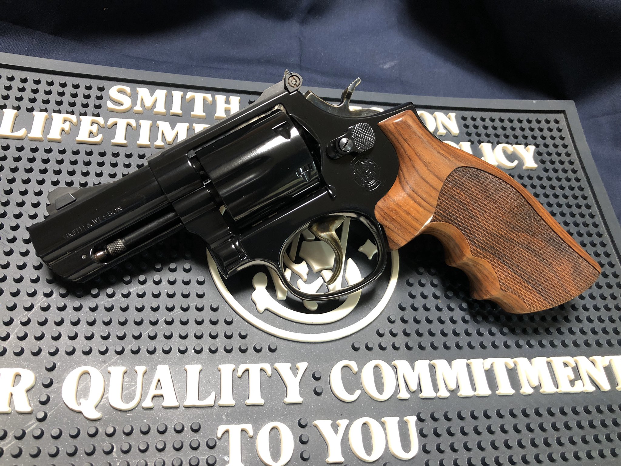 ☆MGC S&W M-586 HW キャリーコンプ カスタム プロップシリンダー 木製