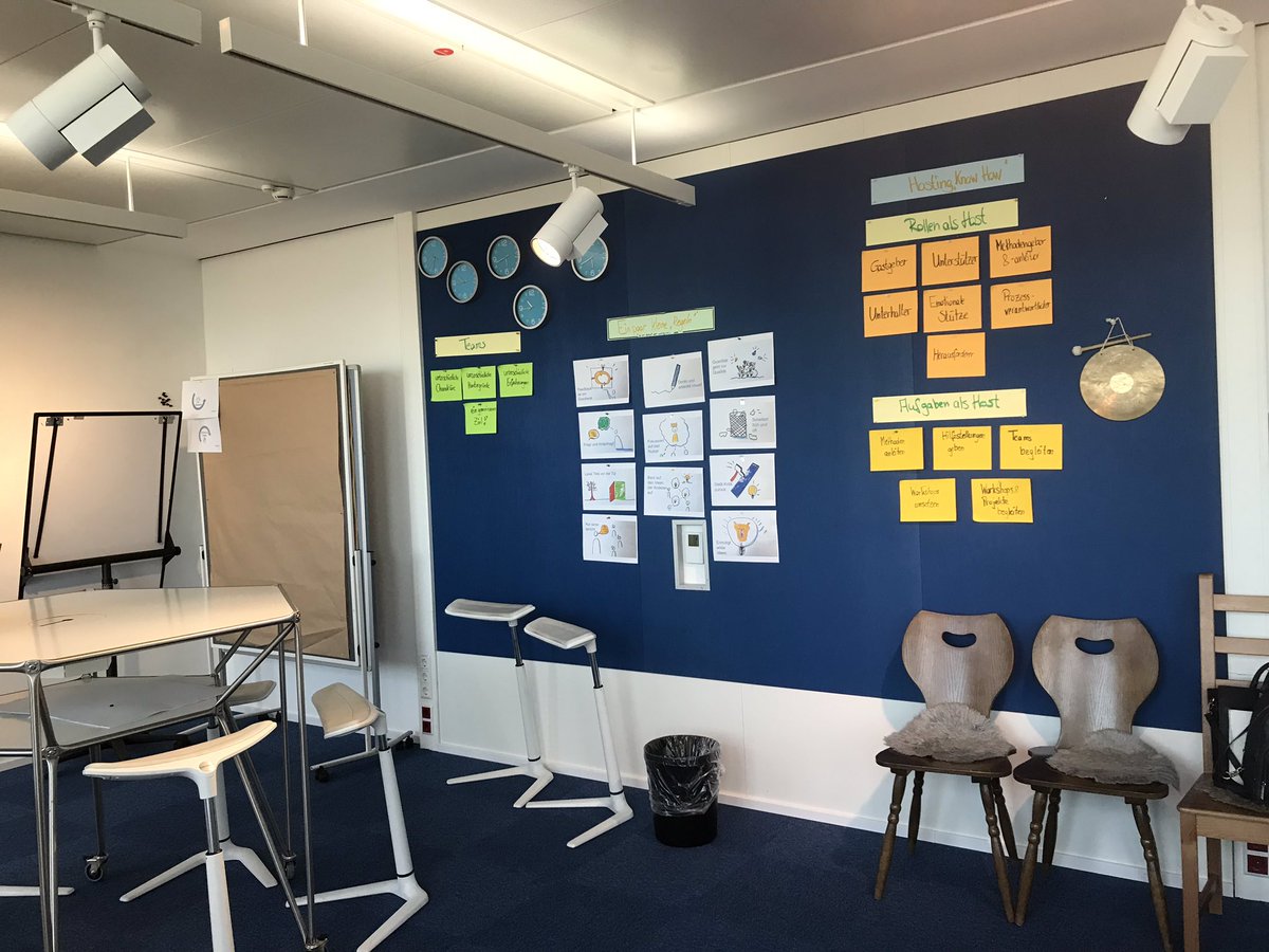 tuvcom_ispace's tweet image. Der Raum ist fertig, fehlen nur noch die #Teilnehmer für unser #DesignThinking #host #Training #innovation #trhub mit @Protostart_de