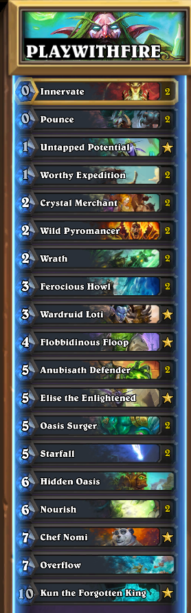 My friend Nadavt (not using twitter) got up to #11 EU with my Druid list!
you should comment on how awesome he is, as he sees your responses.
