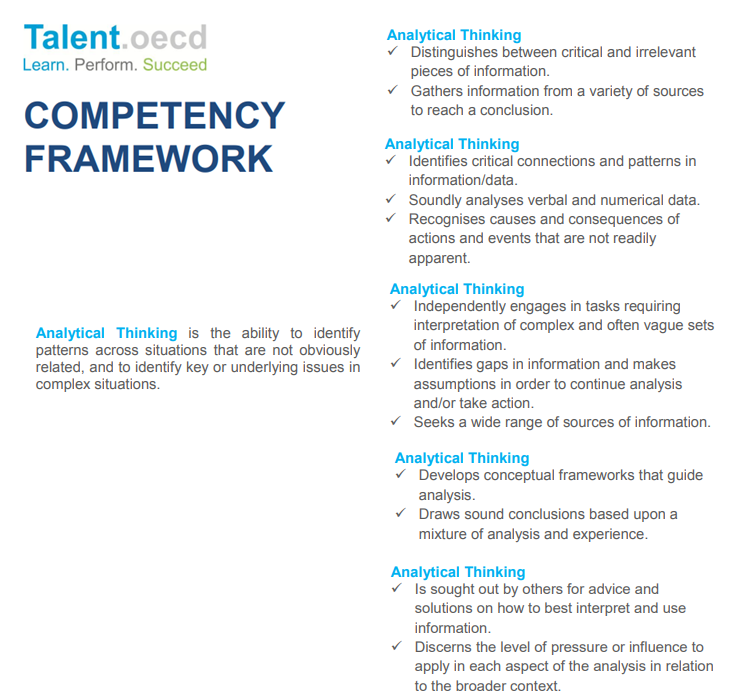 career and competency framework