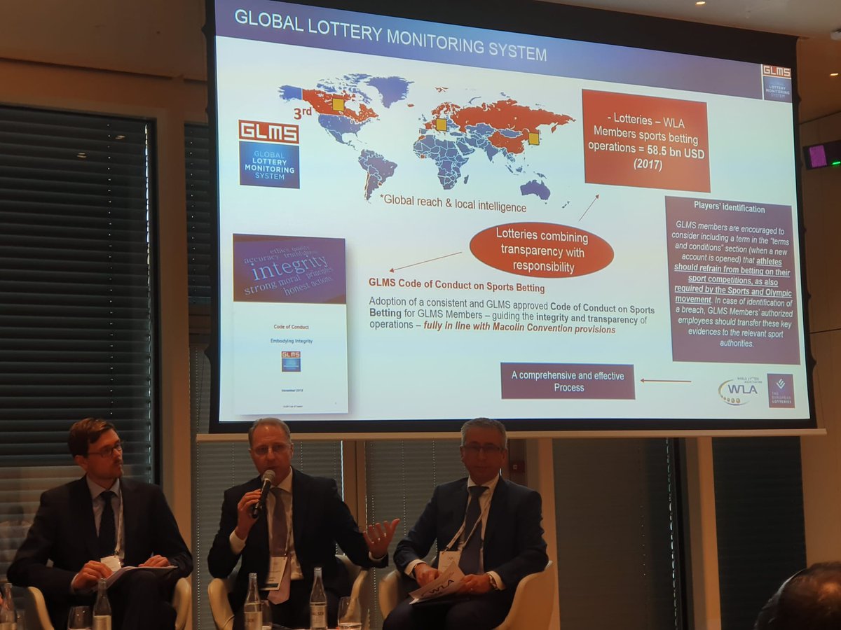 @GLMS_Sport was pleased to attend and contribute yesterday to the 3rd edition of the IOC International Forum on Sports Integrity <a href="/wla_org/">WLA</a> <a href="/EuropeLotteries/">European Lotteries</a> @KCOOS_coe 
bit.ly/2oq8Jlk