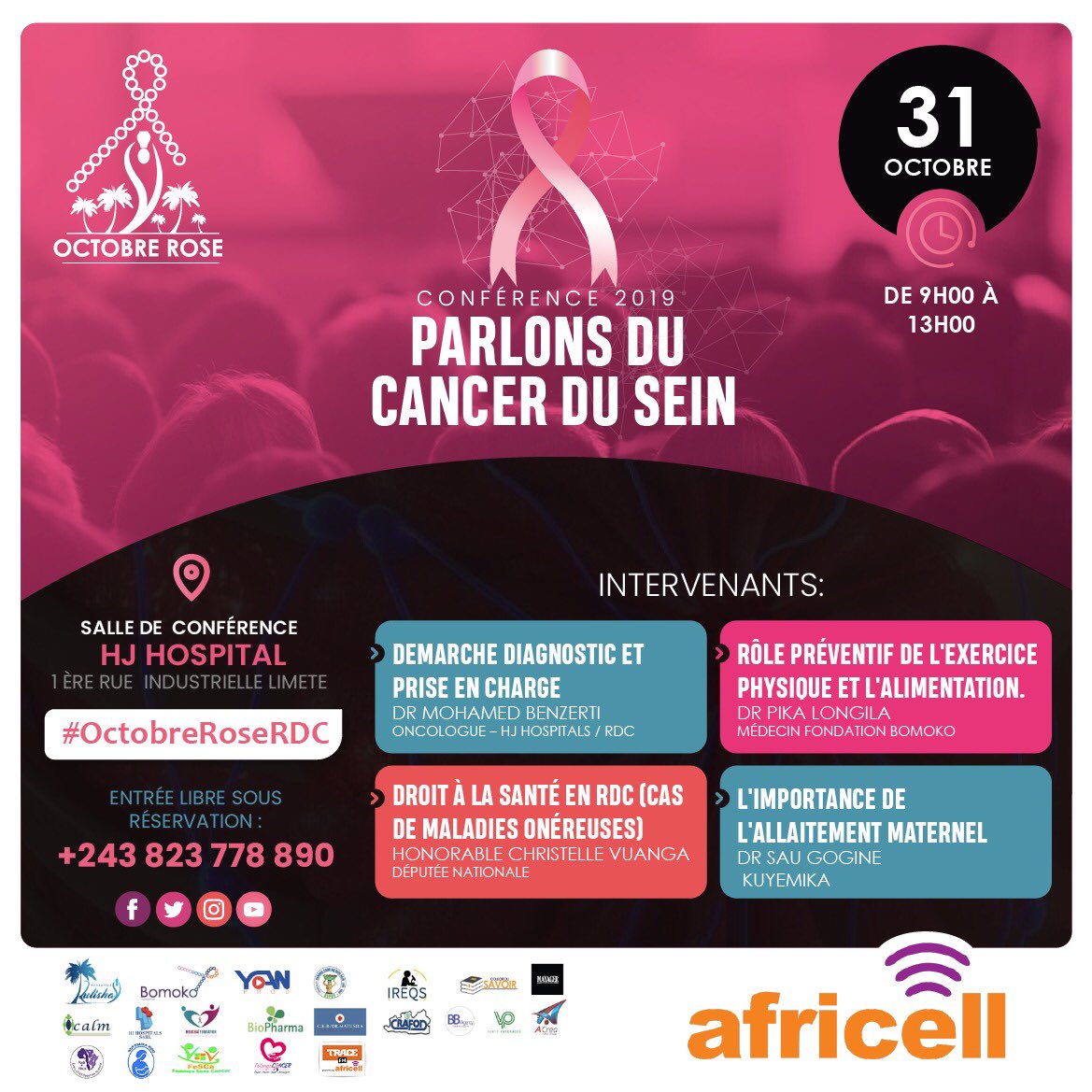 Octobre Rose RDCongo tweet media