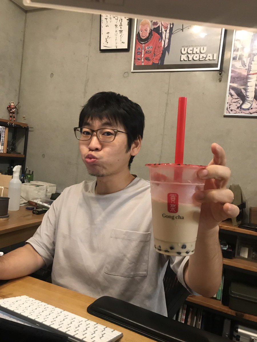 本日宇宙兄弟346話があがりました！！昨日はモーニング編集部のF島氏