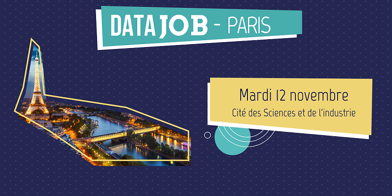 ParisDataEng's tweet photo. Nous sommes partenaire de l’événement @datajobparis 2019 ce qui vous garantit un accès gratuit aux conférences grâce au code MEETUP19. Des conférences toute la journée et des entreprises du secteur qui recrutent ! Nous espérons vous y voir très nombreux !👉https://t.co/7aXuajkY6I https://t.co/S2aOUfWQmR