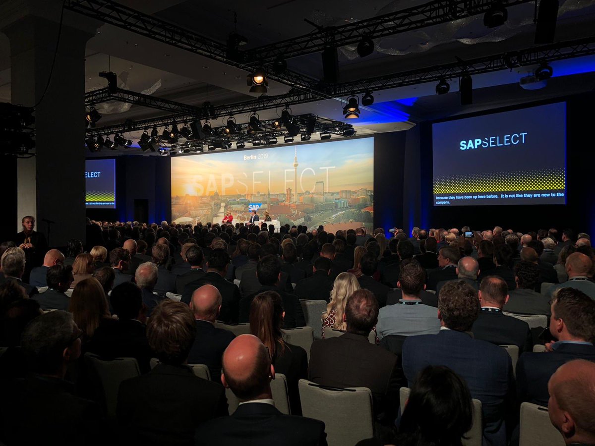ChrstnKlein's tweet image. Full house at #SAPSelect in Berlin! Thrilled to engage with our customers on the next chapter for @SAP, talking all things #intelligententerprise, #integration, #innovation and #experiencemanagement with @JenniferBMorgan