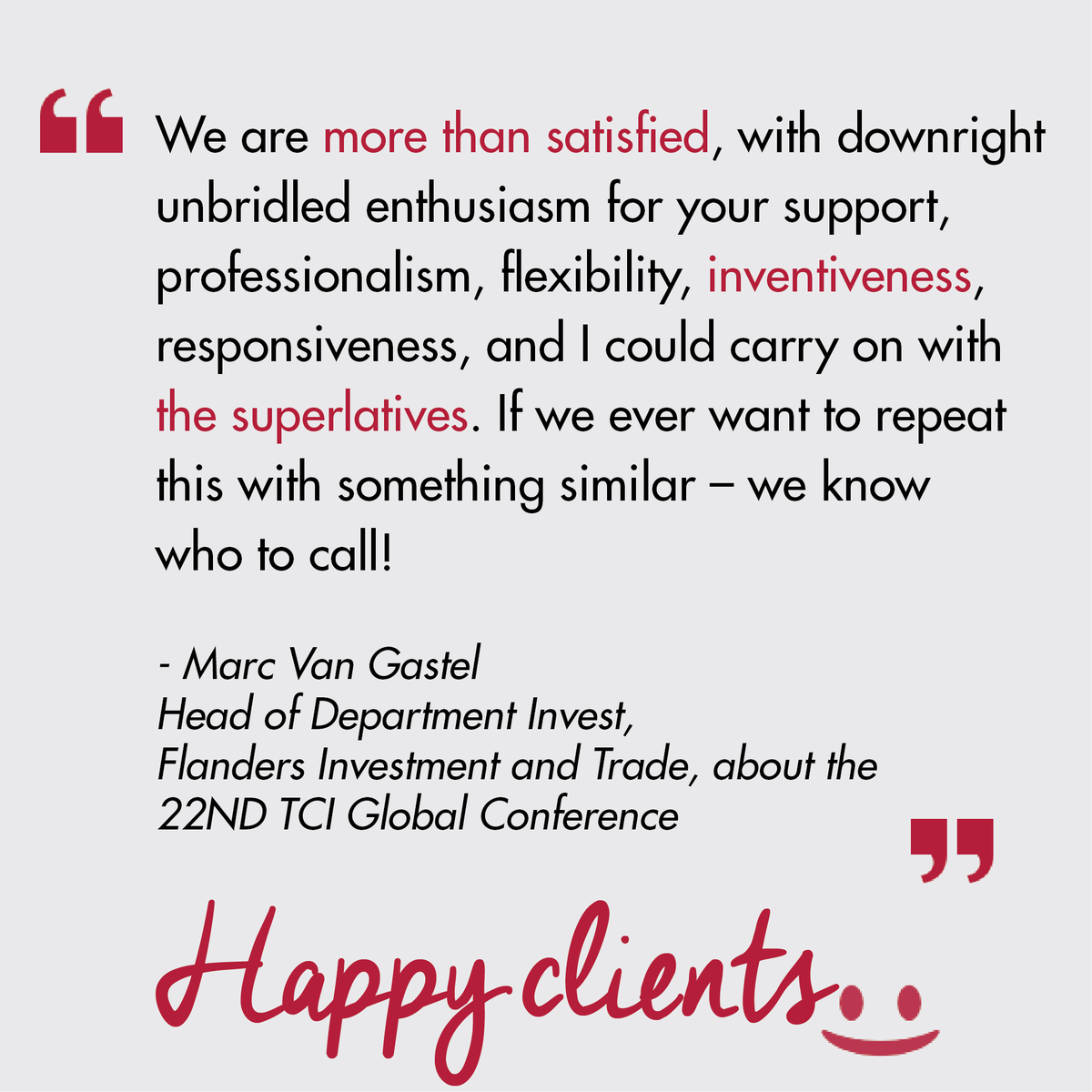 These happy clients make it all worth it ❤️ #WeAreEventMasters