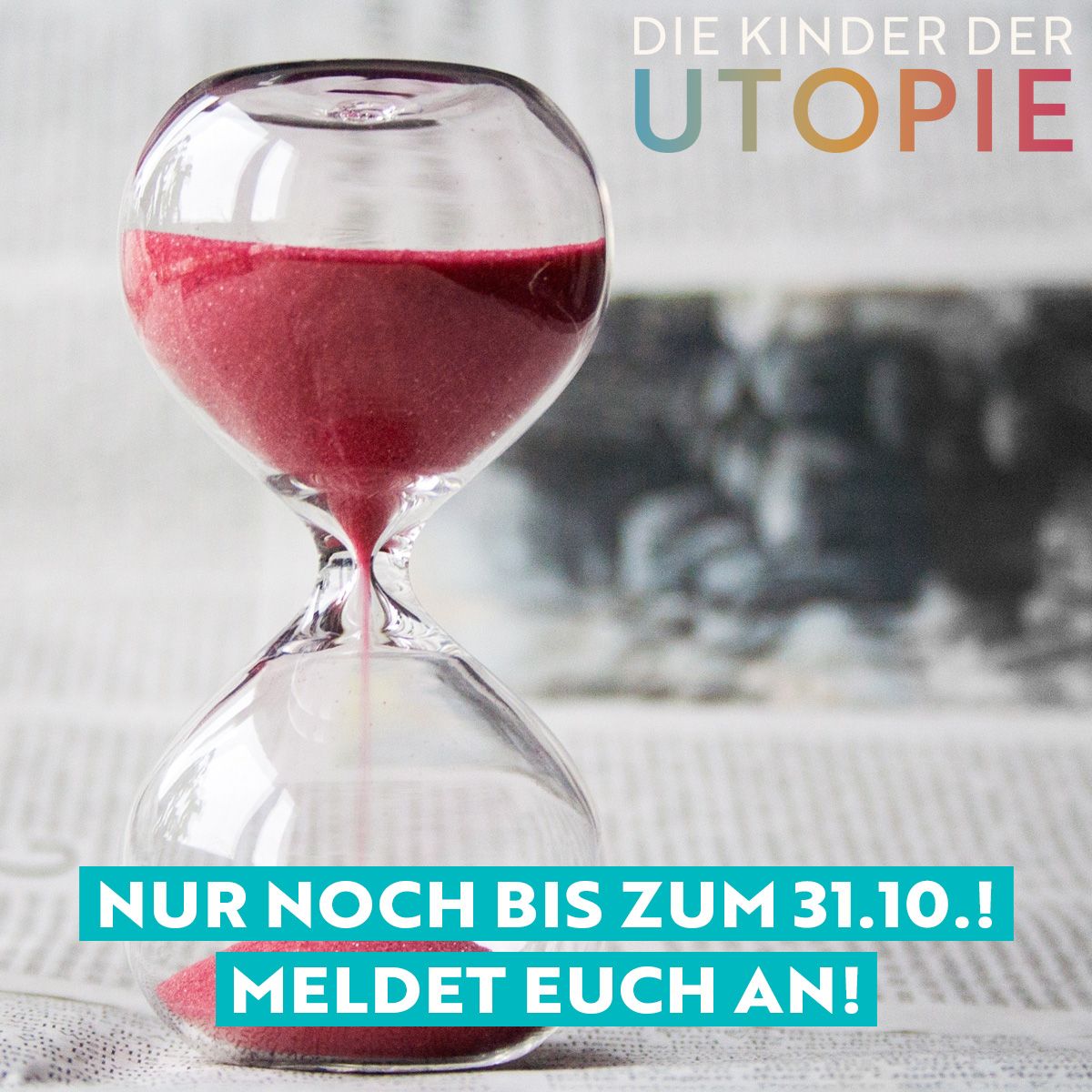 Der Countdown läuft - nur noch bis zum 31.10. kann man sich anmelden, um den Film Die <a href="/kinderderutopie/">Die Kinder der Utopie</a> kostenlos zu zeigen - die Veranstaltung selbst hat noch bis zum 31.12. Zeit.
Mehr Infos gibt es hier: diekinderderutopie.de/event
#diekinderderutopie #inklusion
