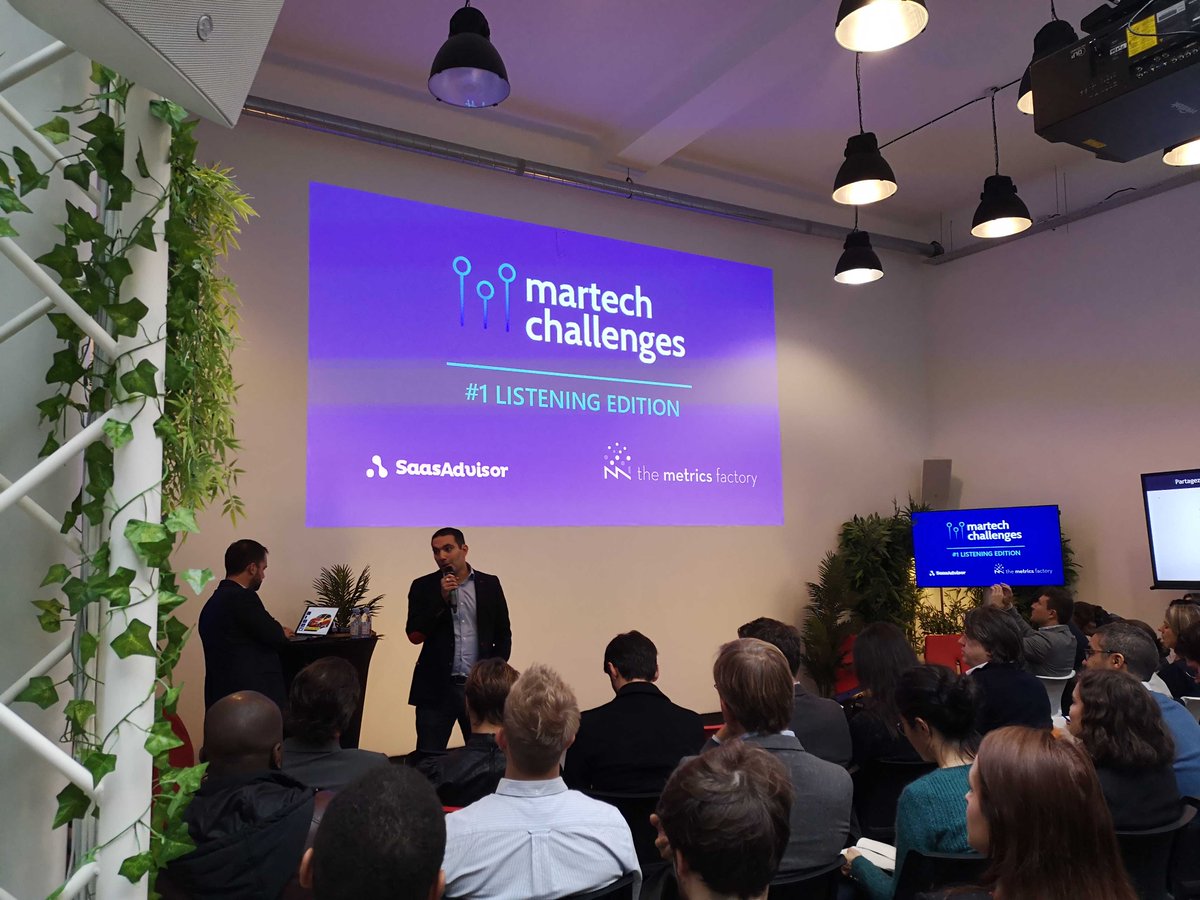 EnoaRH's tweet photo. Matinée dédiée au #SocialListening et aux
solutions #saas grâce au #MartechChallenge
Bravo à @saas_advisor pour cette première édition et aux éditeurs compétiteurs 👌 @SoizicTournier https://t.co/VOIgL5KKlI