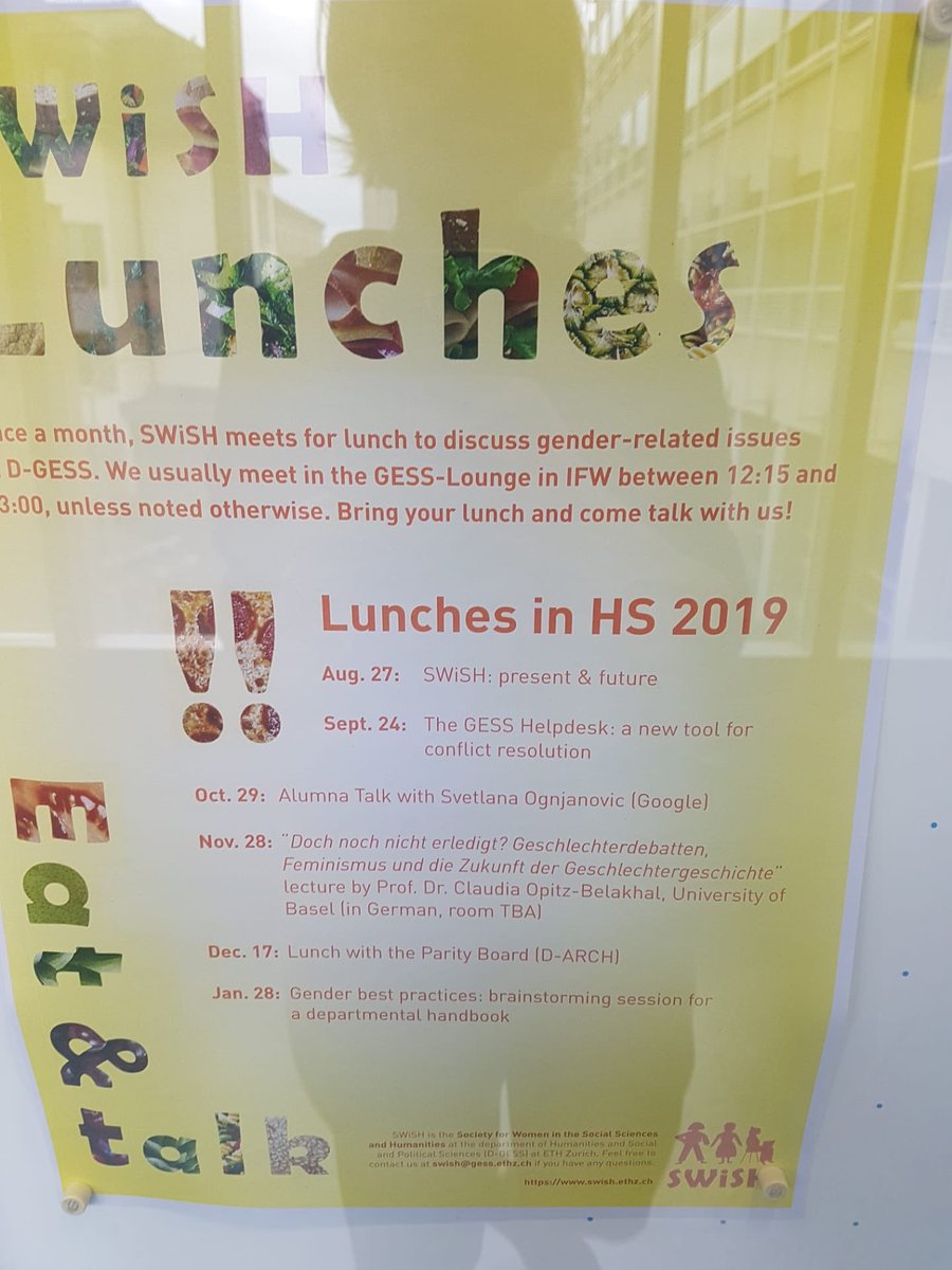 Very pleased to share my experiences with #ETH students at the SWiSH lunch event today.