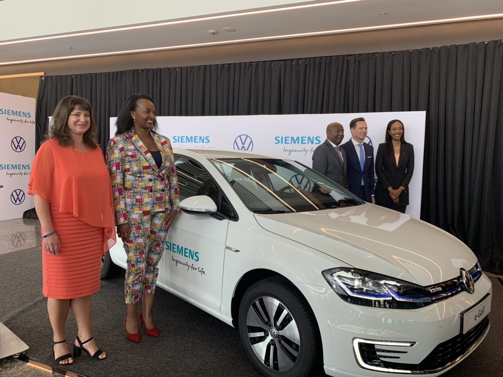 SiemensAfrica's tweet photo. @VWRwanda & Siemens South Africa have partnered to conduct an electric mobility feasibility project in Rwanda #eMobility #MovingRwanda @VolkswagenSA https://t.co/MG03HyaUP4