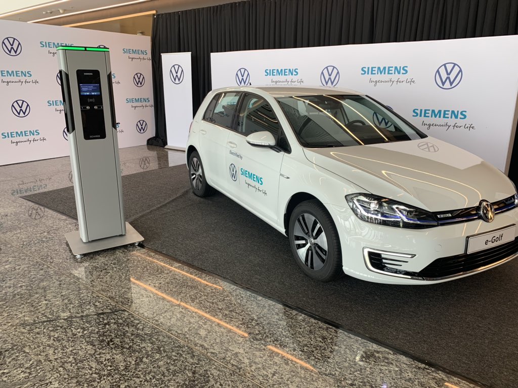 SiemensAfrica's tweet photo. @VWRwanda & Siemens South Africa have partnered to conduct an electric mobility feasibility project in Rwanda #eMobility #MovingRwanda @VolkswagenSA https://t.co/MG03HyaUP4