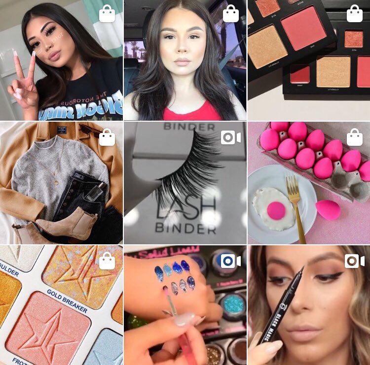 LashBinderCo's tweet photo. Have you seen us on your Insta Shop Explore page?! We’ve been in some pretty amazing company recently #beautyblender #jeffreestarcosmetics https://t.co/3pQgVHWrg7