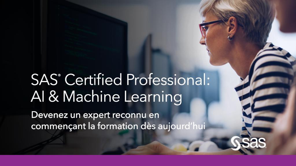 SASFrance's tweet photo. Boostez votre carrière en perfectionnant les sujets de Machine Learning et l'Intelligence Artificielle grâce aux 3 certificatiions spécialiste.
Inscrivez-vous : https://t.co/gcn6BetUiM
#SASFormation #IA https://t.co/38xwOsWtE9