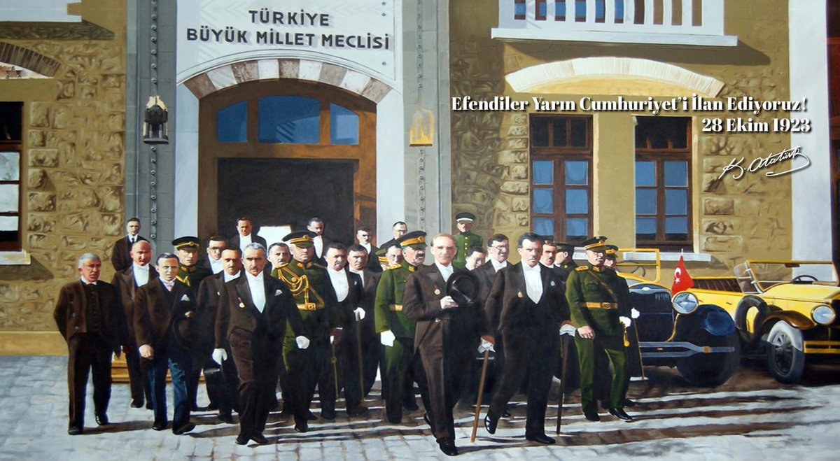 Cumhuriyet bugün 96 yaşında!
Cumhuriyet Bayramımız kutlu olsun. 🇹🇷 #29ekim