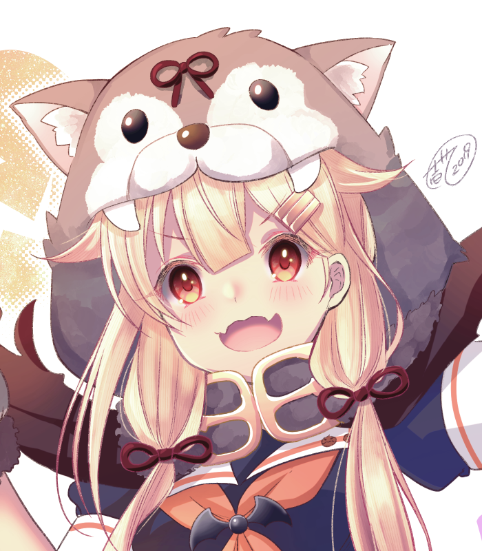 夕立(艦これ) ,夕立改二 「?夕立? 」|壱十九 / illustratorのイラスト