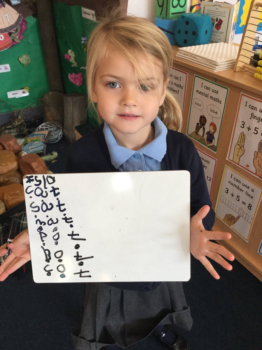 AHMrsTomlinson's tweet photo. And all of a sudden they have started to write 💫👏🏻😊🎉 #independentlywritten #firstletters #proudteacher @AcreHall @DunhamTrust https://t.co/FDgFBmZejo