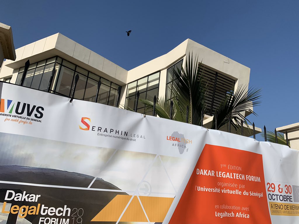 We are in #Dakar for the #legaltech forum co-organized with @UVS_Senegal and <a href="/SeraphinLegal/">Seraphin.legal</a>. On the agenda: exchanges around #training in #law and #digital. As a reminder, the UVS has launched a legaltech bachelor degree. #dakarlegaltech #senegal #kebetu