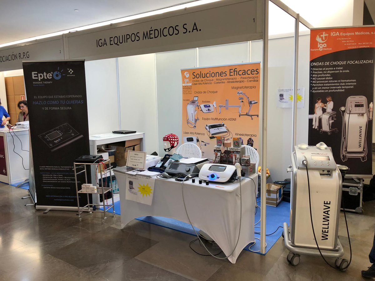 ionclinics's tweet photo. ¡Fin de semana intenso! Cesión de equipos #EPTE en tres formaciones en #NeuromodulaciónPercutanea - Elche/Madrid/Málaga- y participación en el @confinclm 

@FranOrtegaNMP @ValdesusoNMP #AlmuMontes @JulioGSoriano #JuanAvendaño @Icofcv #NMP #tdcs https://t.co/fSwlE2eFQk