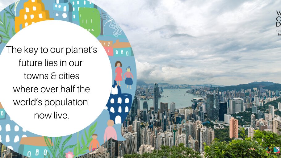 Our urban spaces give us room to work, to be
social &amp; to contribute to a thriving ecosystem. These spaces can help absorb carbon, produce green energy &amp;  also contribute to food security.  #WorldCitiesDay, 31 Oct #Innovate4Change #SDG11