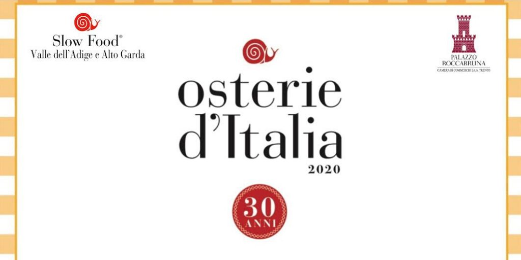 🐌 SLOW FOOD-osterie d'Italia 2020! Una serata con le migliori osterie del #Trentino: nelle stanze di <a href="/palRoccabruna/">Palazzo Roccabruna</a>. Info ➡️ bit.ly/2NlvHm5

#osteriedeltrentino #cucinatrentina #Food #wine #piattitrentini