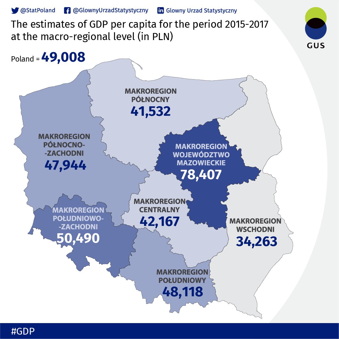 Statistics Poland on Twitter "Look at our map and see how the macro