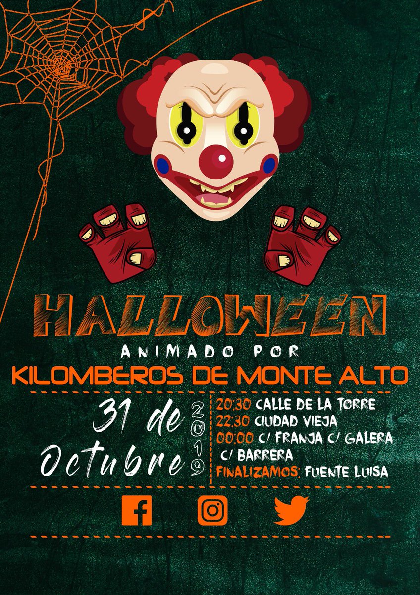 Estáis preparados para una noche terroríficamente musical?! Ya salimos a las calles!! #kilomberosdemontealto #musicaaovivo #batukada #halloween2019 #disfraces #terror #noitemeiga #batucada #samain2019