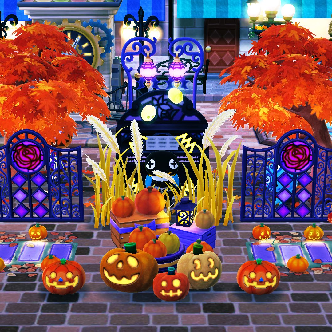 oatmeal_b's tweet photo. #ポケ森 #PocketCamp  #キャンプ場でもようがえ #ポケ森ハロウィン　🎃🎃🎃キャンプ場は難しい〜 https://t.co/HkxaDHddUD