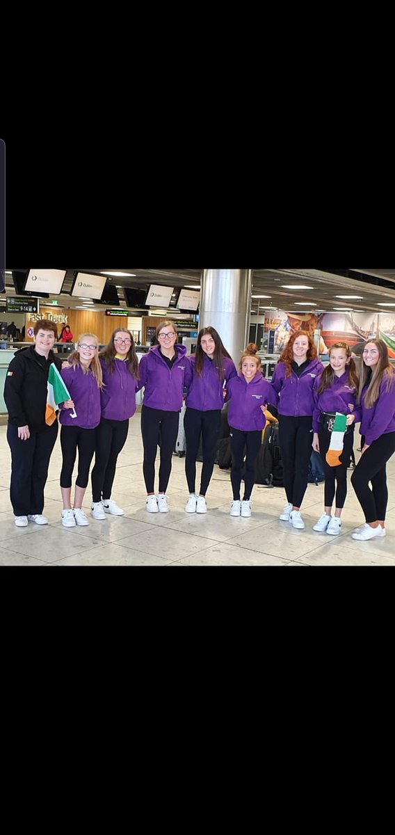 rebelacro's tweet photo. Our gymnasts have arrived in Israel ahead of European Championships starting tomorrow. Junior Womens group, Rebecca, Kate &amp; Claudia. Junior Womens Pair, Leah &amp; Laoise.  Senior Womens Pair, Ciara &amp; Aisling. Follow them live at https://t.co/KdfsNR8rqE
https://t.co/X6YpXehqxm https://t.co/x50ha6gvsu