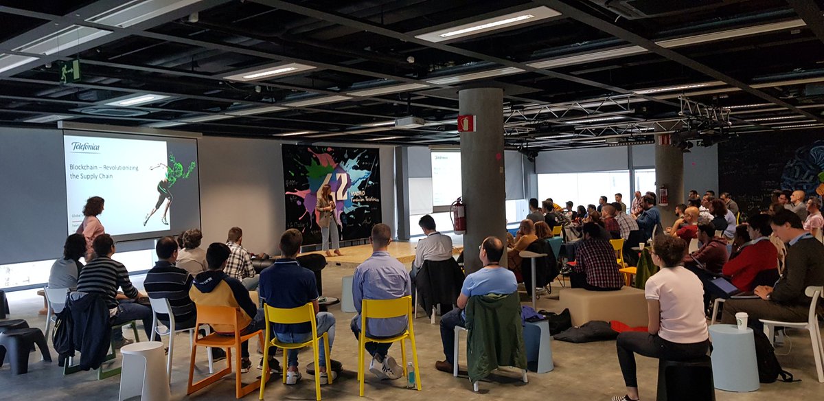 joobid's tweet photo. Hoy en la jornada sobre tecnologías privadas en la #CasiWeekBlockchain las áreas de @Telefonica que están aplicando con éxito estas tecnologías están contando cómo y por qué decidieron hacer el proyecto #Vicky, qué resuelve y el retorno real para el negocio. Casos MUY reales 💪 https://t.co/fwaynOhjhK