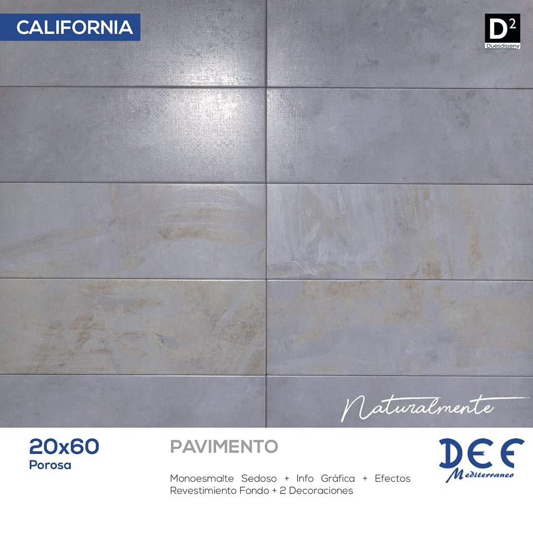 DefMediterraneo's tweet photo. 🔹SERIE CALIFORNIA
🔹Pavimento
🔹Porosa
🔹Formato 20x60 cm
🔹Monoesmalte sedoso
🔹Info gráfica
🔹Efectos revestimiento fondo
🔹2 Decoraciones
#Ceramica #Colorificio #CeramicTile #TileOfSpain #Azulejo #ProductoCeramico #DefMediterraneo https://t.co/DyLza2iMT9