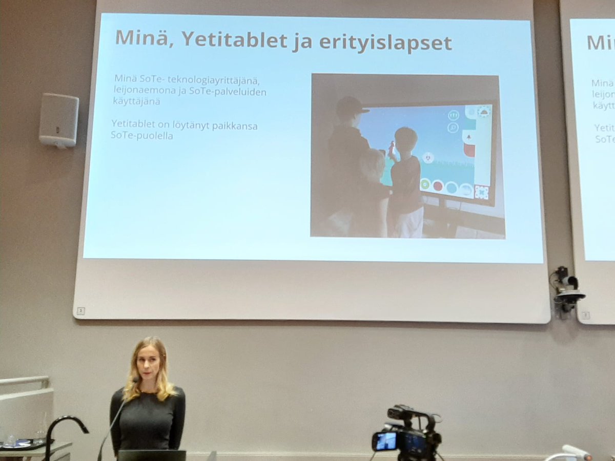 MariaJokelainen's tweet photo. Sote-puolella applikaatiot vastaavat moneen tarpeeseen ryhmä- ja yksilökuntoutuksesta terapeuttiseen viihteeseen 💗
Kaikki eivät voi käyttää perinteisiä laitteita, siksi Yetitablet @KuoriOy
#rovaniemi #soteuttamo https://t.co/AHWme20jYJ