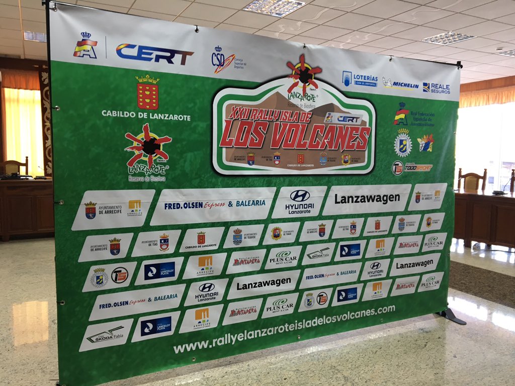 ▶️ Hoy, desde el <a href="/CabildoLZ/">Cabildo de Lanzarote</a> presentamos la edición número 22 del <a href="/RallyeVolcanes/">Rallye Isla de Los Volcanes</a> de #Lanzarote puntuable para el Nacional de <a href="/Rallyesdetierra/">#CERT</a> 👏👏