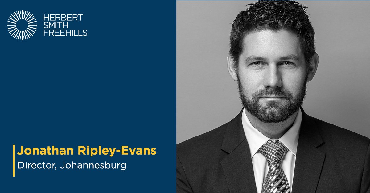 hsfkramer's tweet photo. On 1 November 2019, Jonathan Ripley-Evans, a Director in Herbert Smith Freehills' Johannesburg office, will give the keynote address at the CIArb (Zambia)'s Annual Symposium, speaking on International Arbitration – Exploring Investor State Disputes and the role of the Courts. https://t.co/tajraUQgME
