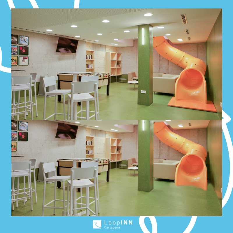 theloopinn's tweet photo. ¡Encuentra las diferencias! Mira bien esta foto de nuestro salón de juegos ¿Encuentras las 3 diferencias?
https://t.co/1W5c8IdpRI #Felizmartes #Cartagena #LoopInn https://t.co/Qa7b0DclEE