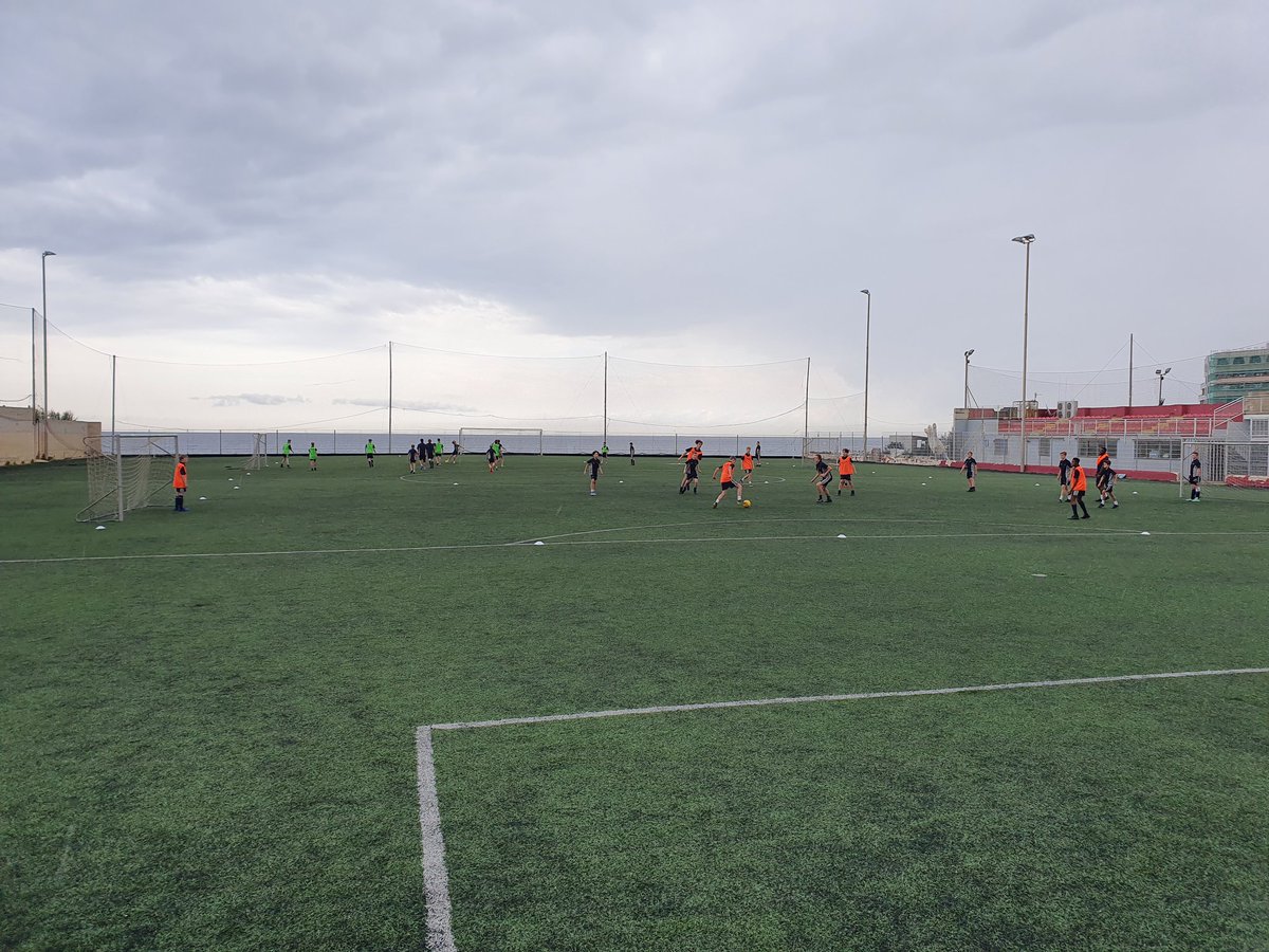 RodingValleyPE's tweet photo. Mr O joining in with the small sided games at the end of training today with the boys โฝ๏ธ๐ฒ๐น #trainingbythesea #maltatour #football https://t.co/EAIVvxM6wm