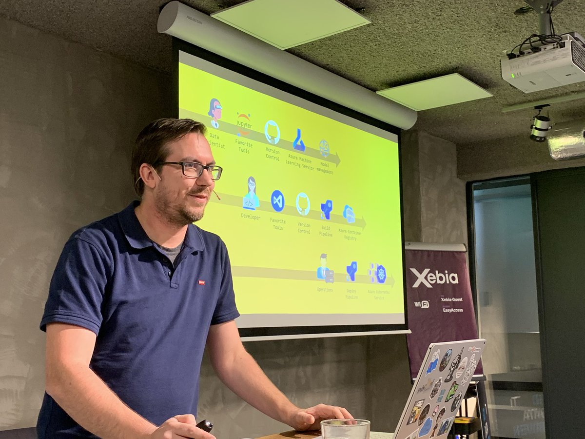 aavdberg's tweet photo. Today at #GoDataFest at @Xebia in #Amsterdam session by @hboelman about Getting started with @Azure #Machine #Learning services https://t.co/M8322jKEpF