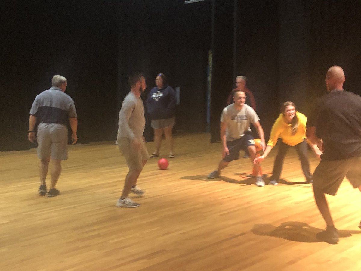 leahrob08's tweet photo. Alexander Co. PE teachers during #ACSPD2019 Movement with a Purpose. It was a great day with wonderful people in the profession! @AC_Schools @alexandercoschools https://t.co/JaMVLUxrzL