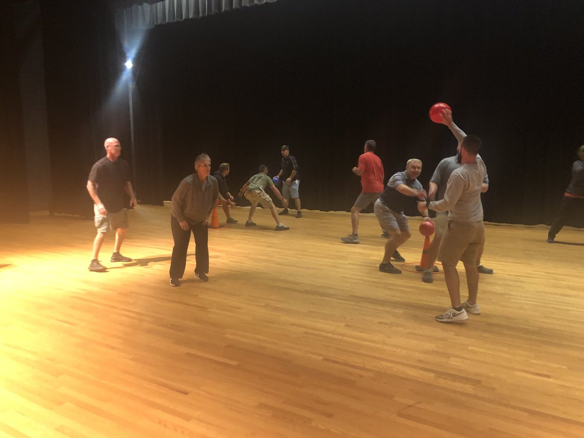 leahrob08's tweet photo. Alexander Co. PE teachers during #ACSPD2019 Movement with a Purpose. It was a great day with wonderful people in the profession! @AC_Schools @alexandercoschools https://t.co/JaMVLUxrzL