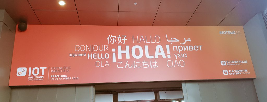 🔛[Day 1] #IOTSWC19!, <a href="/Pole_Systematic/">Pôle Systematic</a>, avec @Minalogic &amp; @Pole_SCS sont heureux de vous accueillir Hall 2, Stand 141, aux côtes de PME de l'#IoT 
<a href="/Altim_group/">ALTIM</a>, @CartesiamFrance, <a href="/EdgeTech_/">EDGE</a>, <a href="/IneoSense/">Ineo-Sense</a>, <a href="/IoTizeNews/">IoTize-News</a>, #Nawatechnologies, <a href="/oledcomm/">OLEDCOMM</a>, <a href="/RedAlertLabs/">Red Alert Labs</a>, <a href="/VerticalM2M/">Vertical M2M</a>...