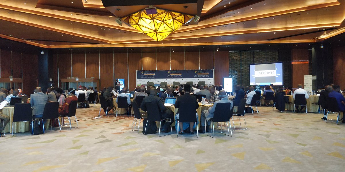 doing_dev's tweet photo. Day 2 of the #afcop19 started this morning with a session about partnerships for the obtention of results in the development field in #Africa - Realisation & futures priorities
#AfcopGAR2019 #afcop https://t.co/L2EmJOSuMQ