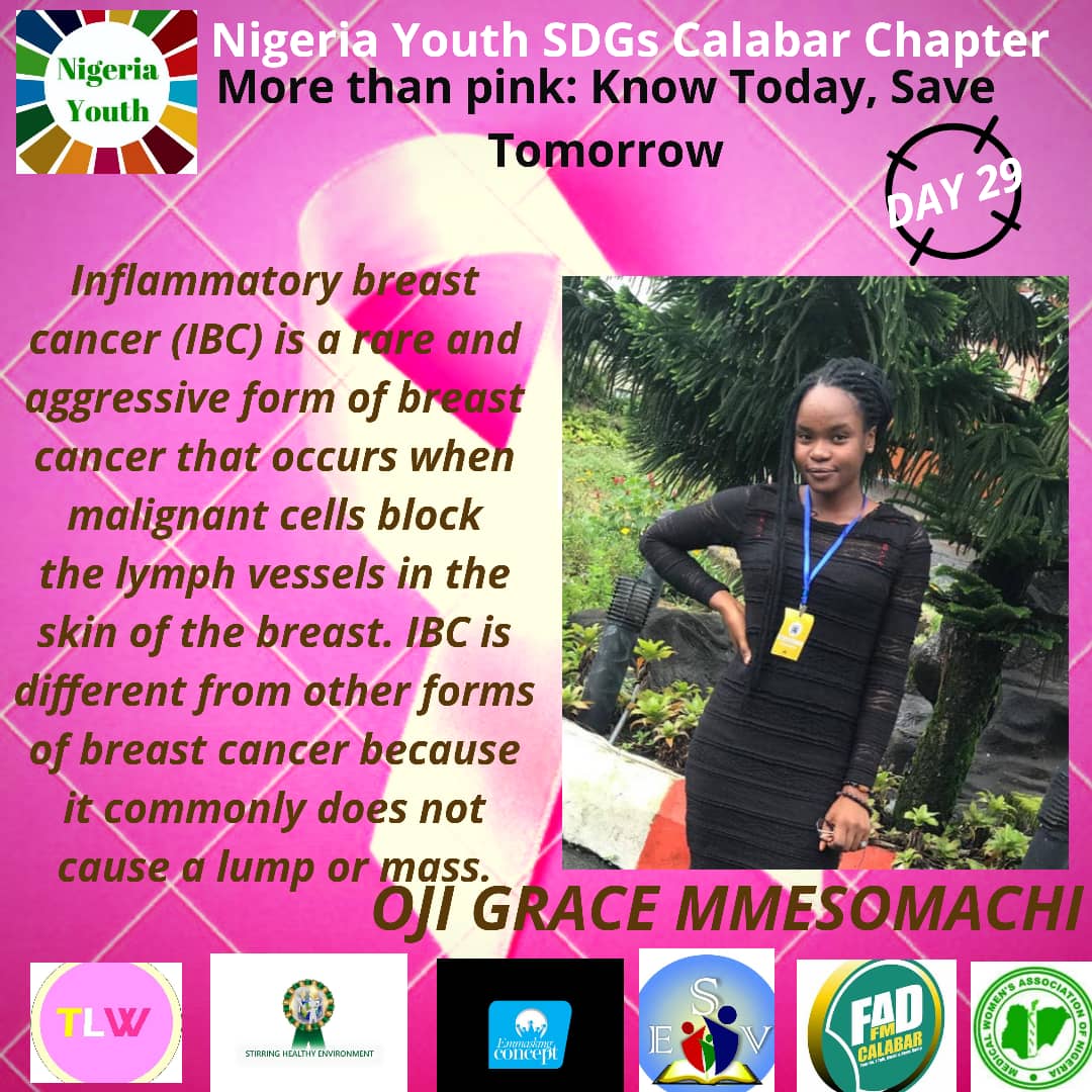 GoodnessOdey's tweet photo. We are 29 days strong 🤗🤗
Know Today, Save Tomorrow 
#BreastCancerAwarenessMonth
#Day29
#breastcancerawareness
#BreastCancer
#PinkMonth
#MoreThanPink
#SDG3 
#Oct_29
#KnowTodaySaveTomorrrow
@NGYouthSDGs https://t.co/t8W87ZEPCi