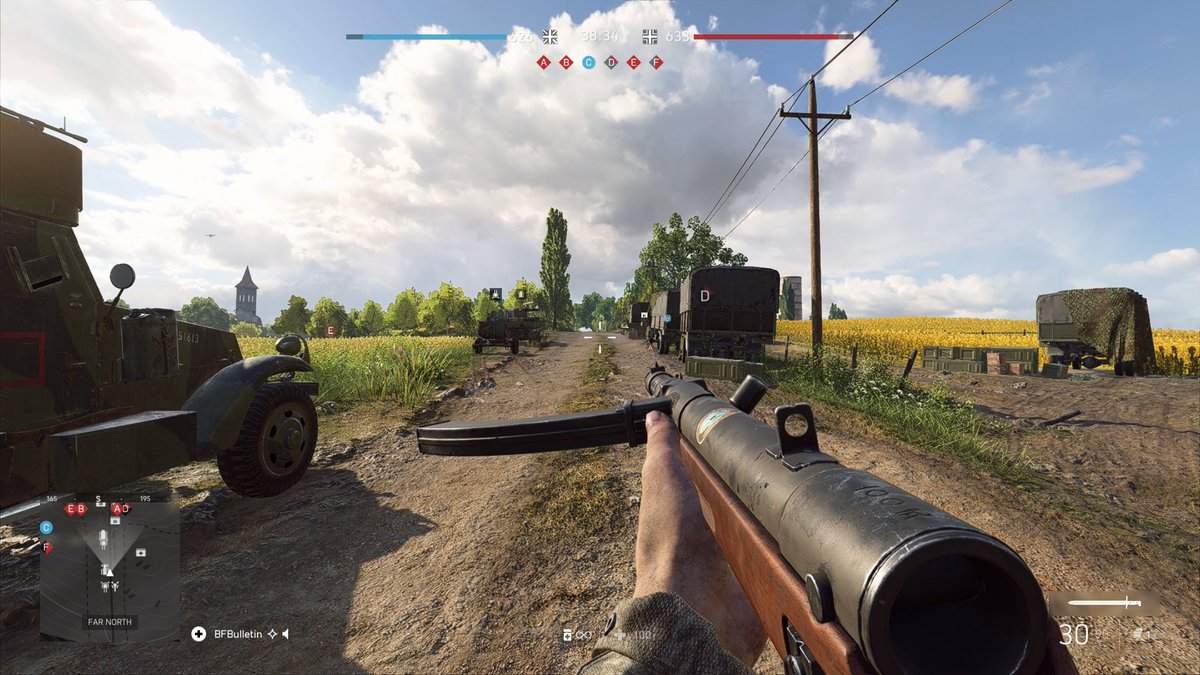 BFBulletin's tweet photo. NEWS: The M1 Garand, Type 99 Arisaka, Type 100 and M1919A6 are now available in #BattlefieldV! 😎

✅M1 Garand (Assault Class)
✅Type 99 Arisaka (Recon Class)
✅Type 100 (Medic Class)
✅M1919A6 (Support Class) https://t.co/byljG5RUPL