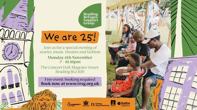 BCDE (@bcde_bentley) on Twitter photo If you're in #rdguk 04/11 you may want to check out <a href="/ReadingRefugees/">Refugee Support Group 🧡</a> 25th Anniversary Celebrations. A couple of our team are in the acapella group <a href="/readiophonics/">Readiophonics</a> performing there. Sounds good! rrsg.org.uk/blog/we-are-25 If you're in #rdguk 04/11 you may want to check out <a href="/ReadingRefugees/">Refugee Support Group 🧡</a> 25th Anniversary Celebrations. A couple of our team are in the acapella group <a href="/readiophonics/">Readiophonics</a> performing there. Sounds good! rrsg.org.uk/blog/we-are-25