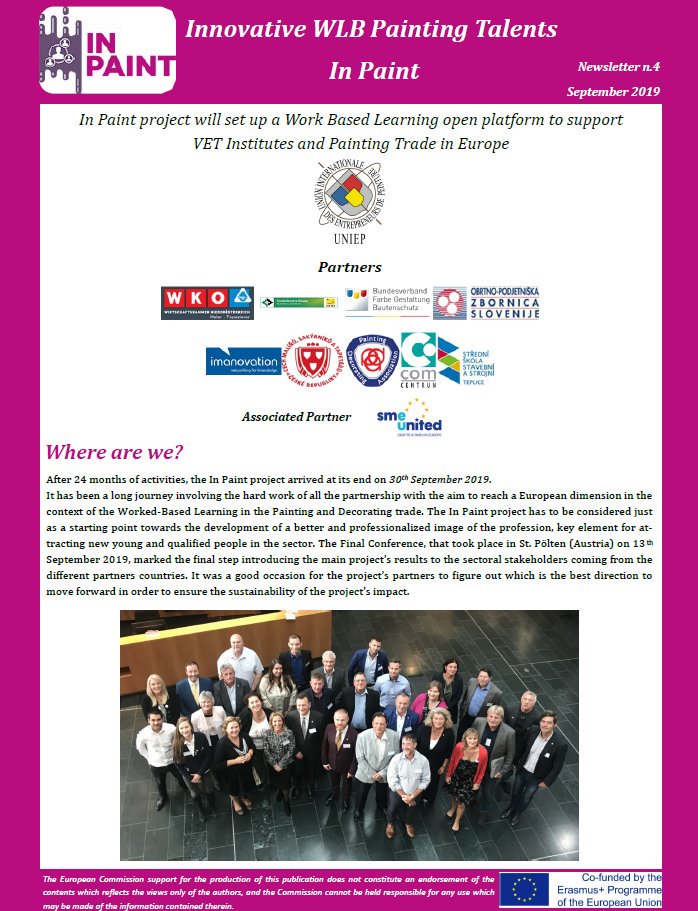 InPaintProject's tweet image. The last In Paint #newsletter has just been published!
🔎Check it out and discover our project's results!
mailchi.mp/76f791976862/i…