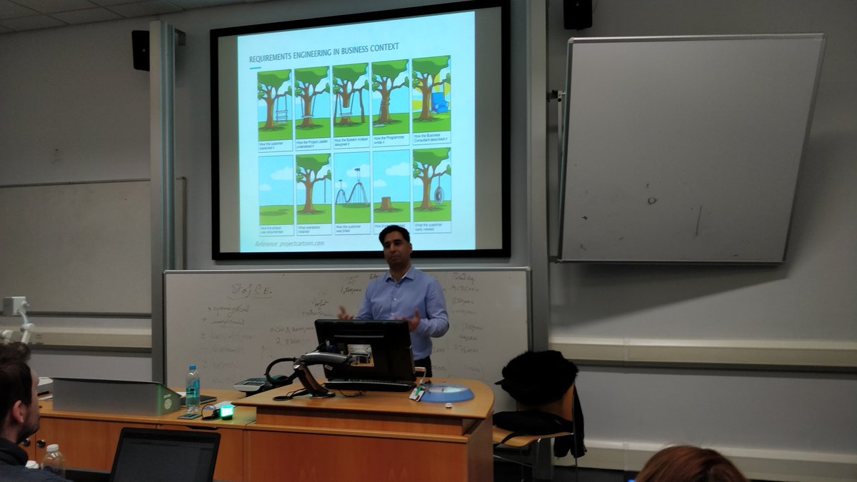 BSELBrunel's tweet image. Thanks to Jawad Keshtgar (Lead Business &amp;amp; Change Analyst) from @BMIHealthcare for giving a great talk to our final year computer science students #softwareprojectmanagement #bsel #industrytalk @BrunelCompSci