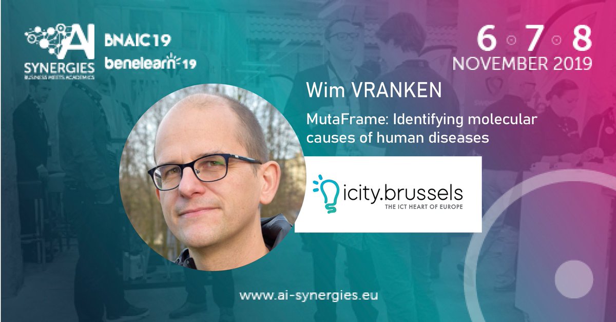 icity.brussels (@icity_brussels) on Twitter photo Next November 6, a full day will be dedicated to icity.brussels projects at the #AISynergies Conference!
Don't miss <a href="/wim_vranken/">Wim Vranken</a>'s presentation on MutaFrame: a software framework identifying molecular causes of human diseases. ai-synergies.be #NMR #BNAIC #AI Next November 6, a full day will be dedicated to icity.brussels projects at the #AISynergies Conference!
Don't miss <a href="/wim_vranken/">Wim Vranken</a>'s presentation on MutaFrame: a software framework identifying molecular causes of human diseases. ai-synergies.be #NMR #BNAIC #AI